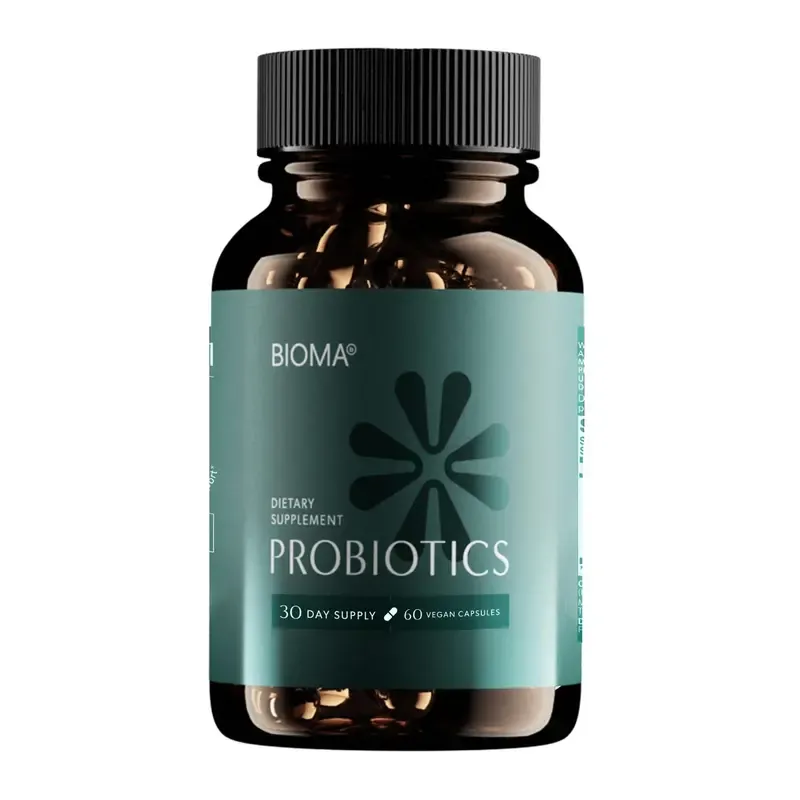Bioma Probiotics dietary supplement bottle